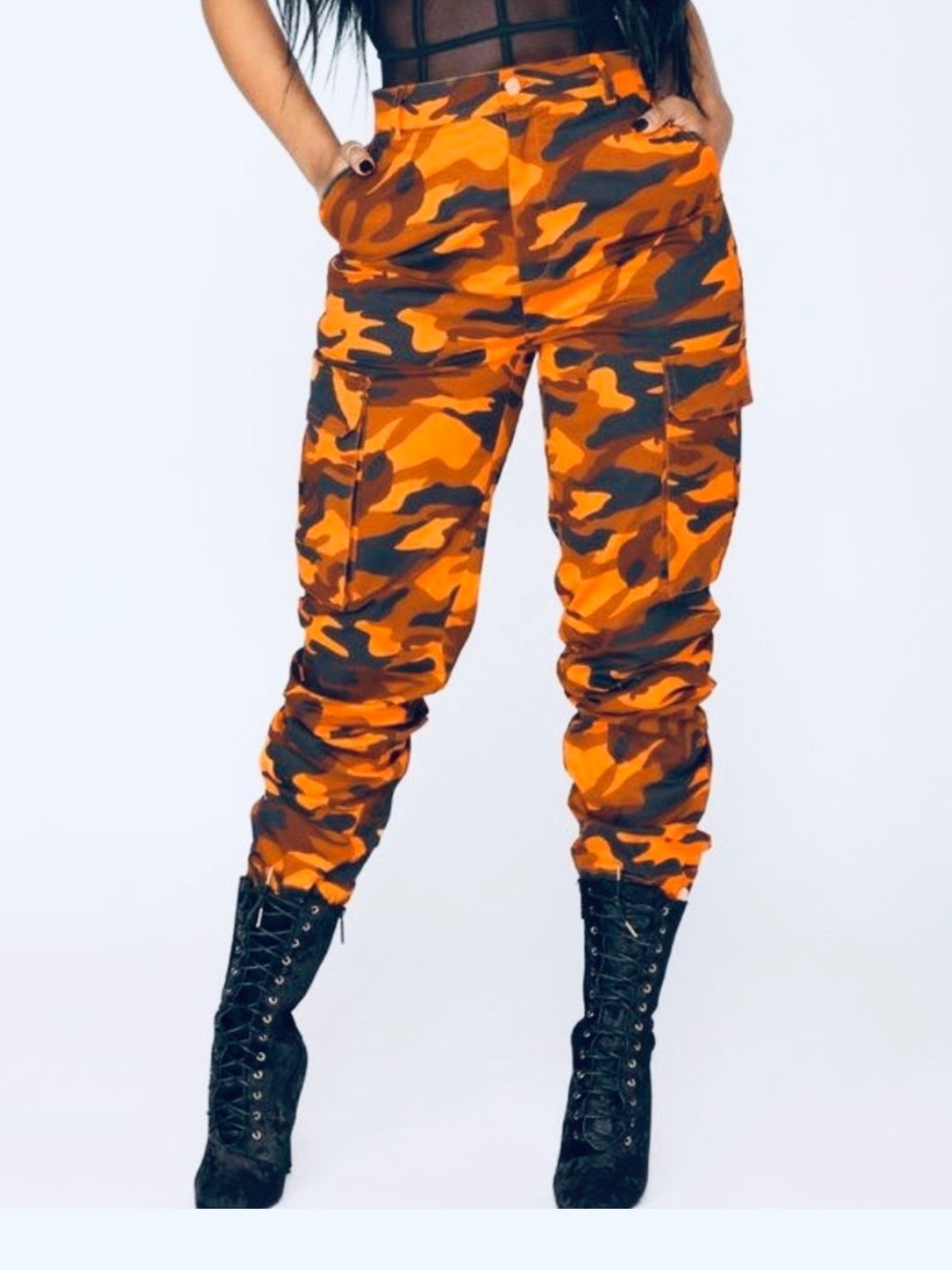 Akira Camouflage Cargo Jogger Pants